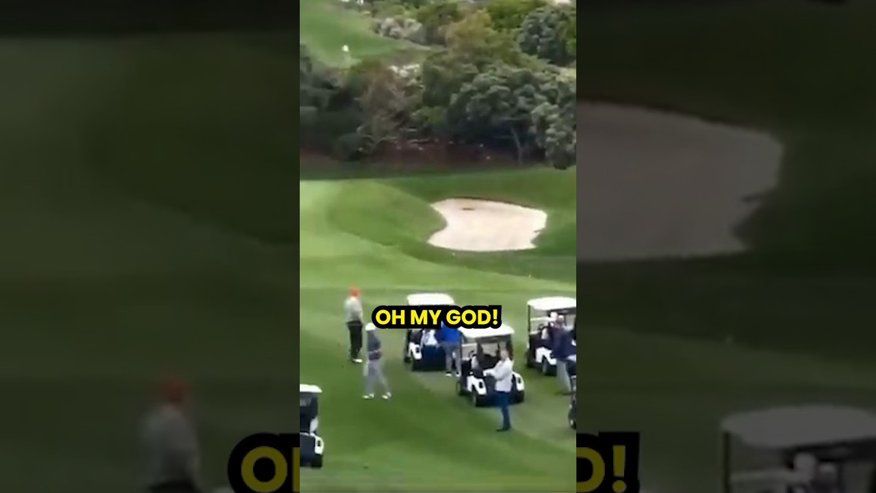 Trump CAUGHT ON CAMERA Cheating At Golf and Being a TERRIBLE Golfer - MONTAGE
