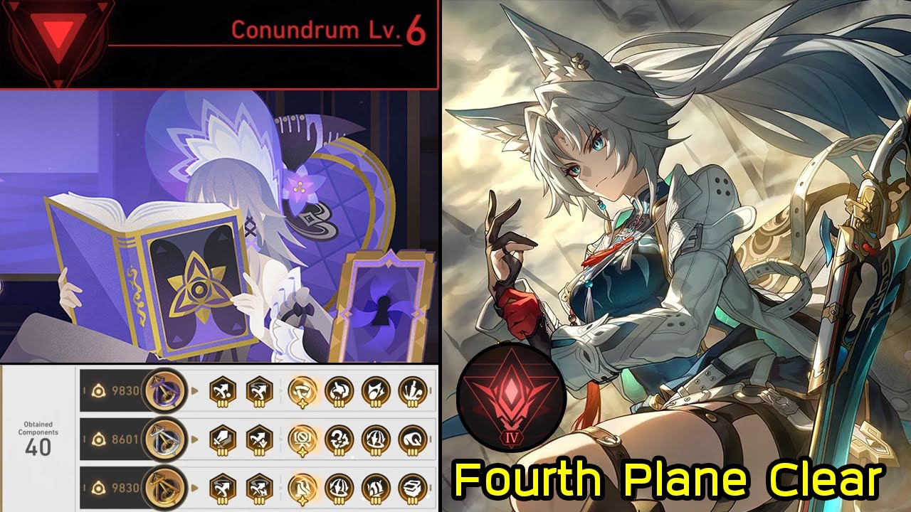 First Conundrum Lv.6 Fourth Plane Clear Full Run | SU Unknowable Domain