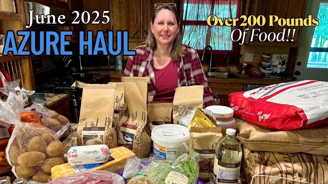 Huge Bulk Azure Standard Order! | More than 200 lbs of food!