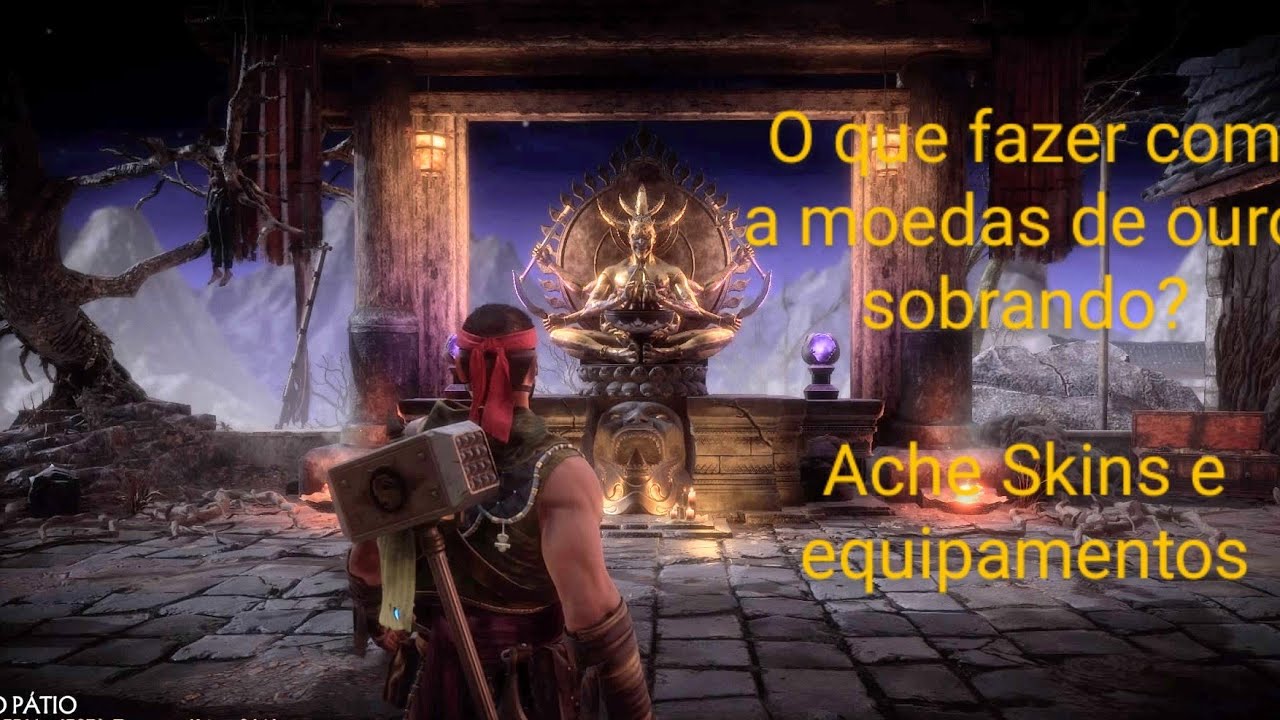 Mortal Kombat 11- Como funciona o Santuário de ouro da kripita? Skins, esquipamentos e konsumiveis