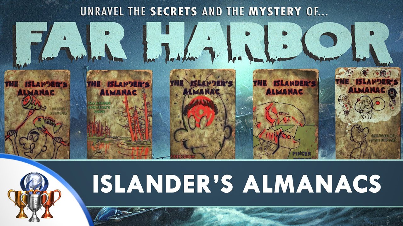 Fallout 4 Far Harbor DLC - Islander's Almanac Magazine Locations (All 5 Issues) Trophy Guide