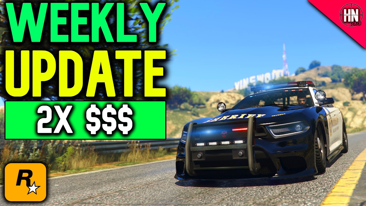 GTA 5 UPDATE | BUFFALO STX COP CAR, 2x$ BAIL OFFICE & MORE!