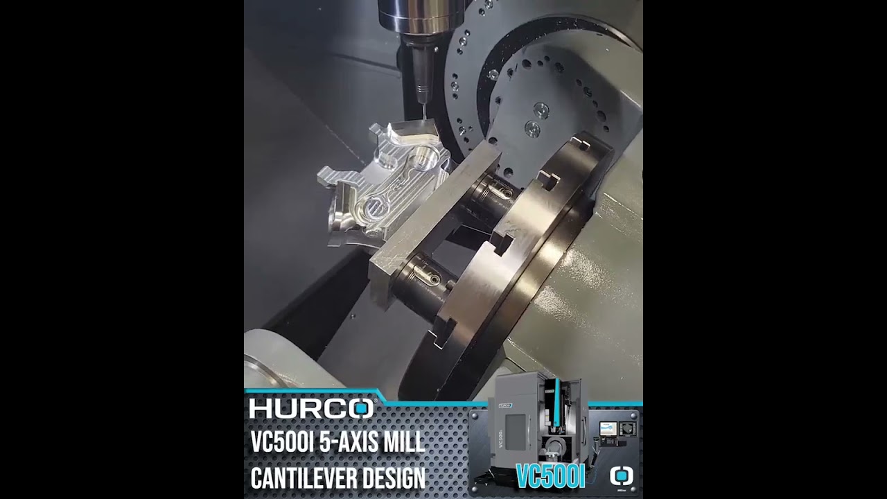 Hurco centro di lavoro a 5 assi VC500i Cantilever
