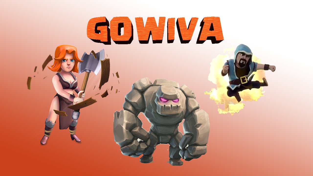 GOWIVA - Tuto attaque GDC 3 étoiles ! HDV 8 & 9 | Clash of Clans Fr