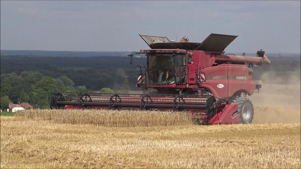 MOISSONS-2018-CLAAS-CASEIH-JOHN DEERE-NEWHOLLAND-AUBE-FRANCE