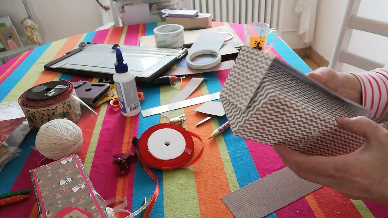 Tuto boîte cadeau avec une feuille 30x30 action, facile à réaliser