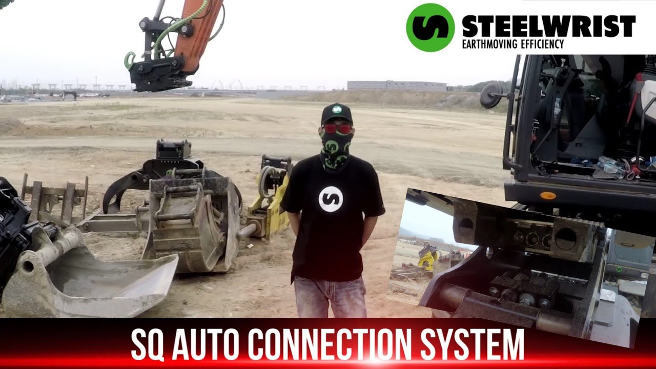 두산 굴삭기 DX140W-5K 스틸위스트 틸트로테이터 SQ 자동오일퀵 (Steelwrist X18 tiltrotator with SQ auto connection system)