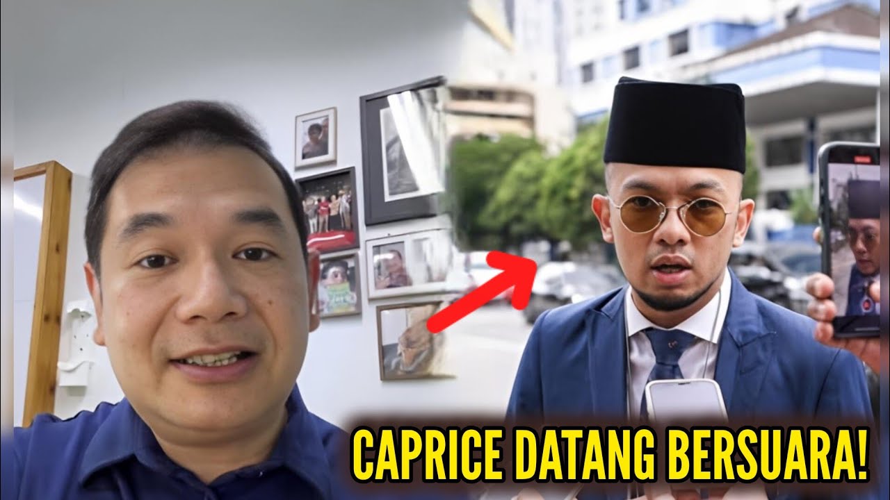 PANAS!!!!! CAPRICE KEBAR BENDERA PUTIH KEPADA YB DATO' SERI MOHD RAFIZI!