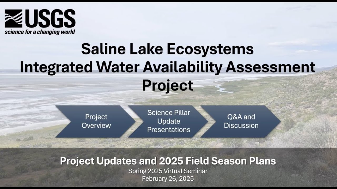 Saline Lake Ecosystems IWAA Spring Seminar: Project Updates and 2025 Field Season Plans