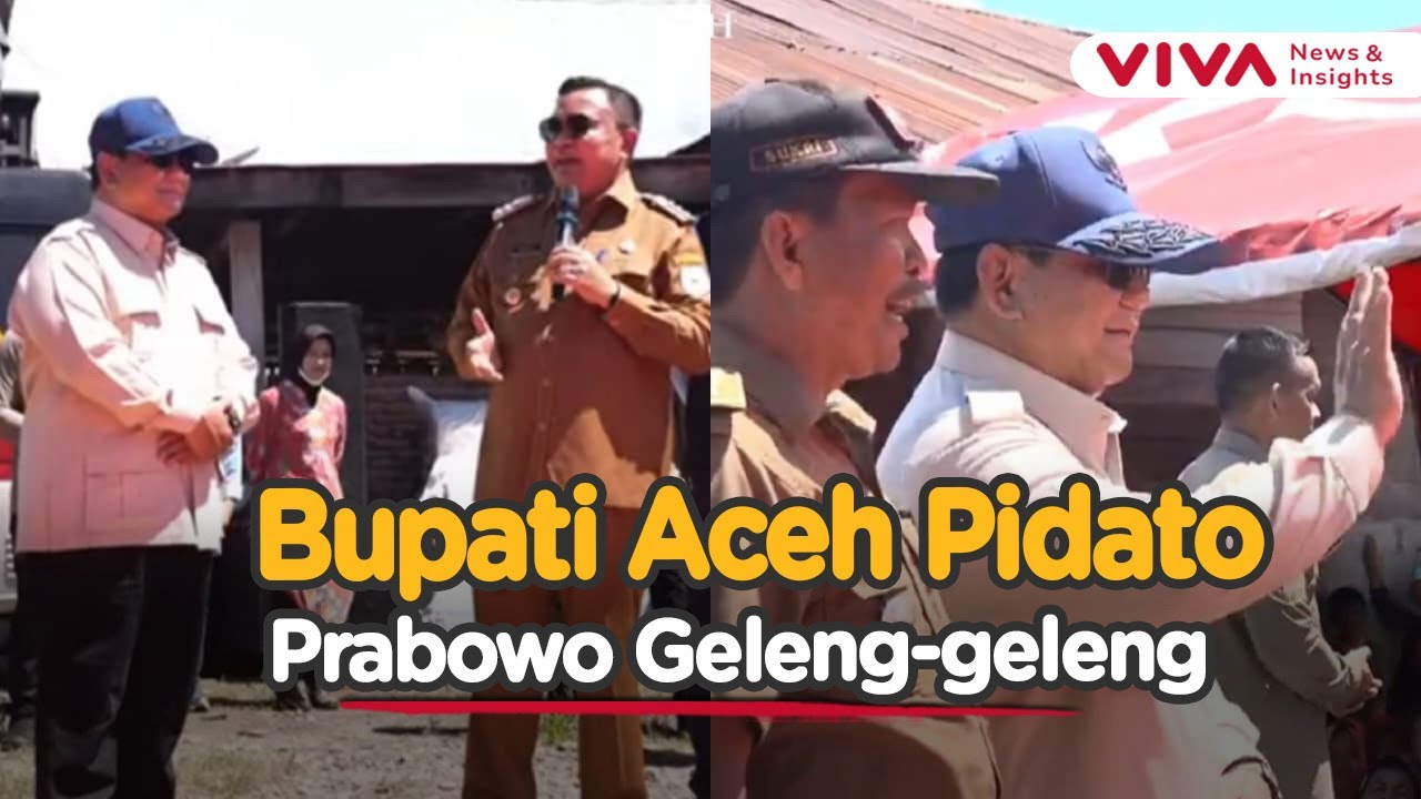 Kunjungi Aceh, Prabowo Terkejut Dengar Ucapan Bupati