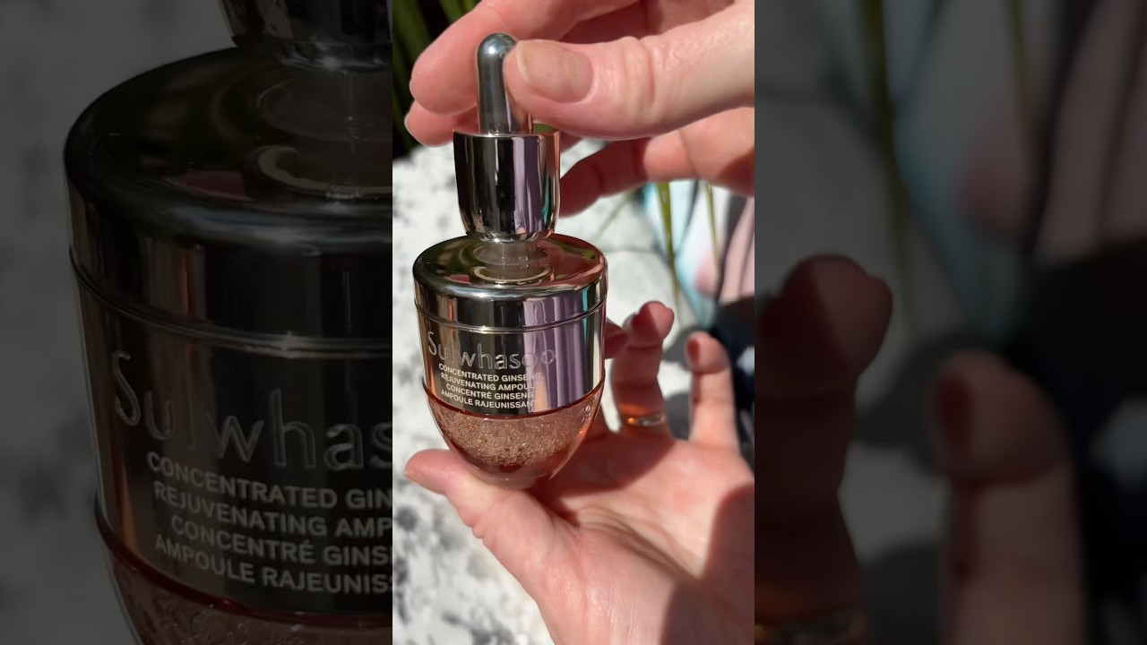 One ingredient that makes your skin smooth & radiant. Ginseng  in the Sulwhasoo Concentrated Ampoule