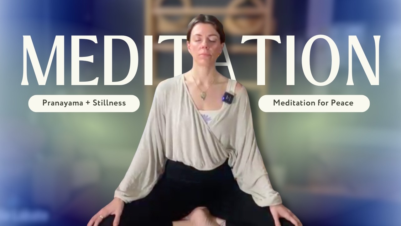 Breathwork & Meditation for Peace | Pranayama + Stillness | Morning Meditation