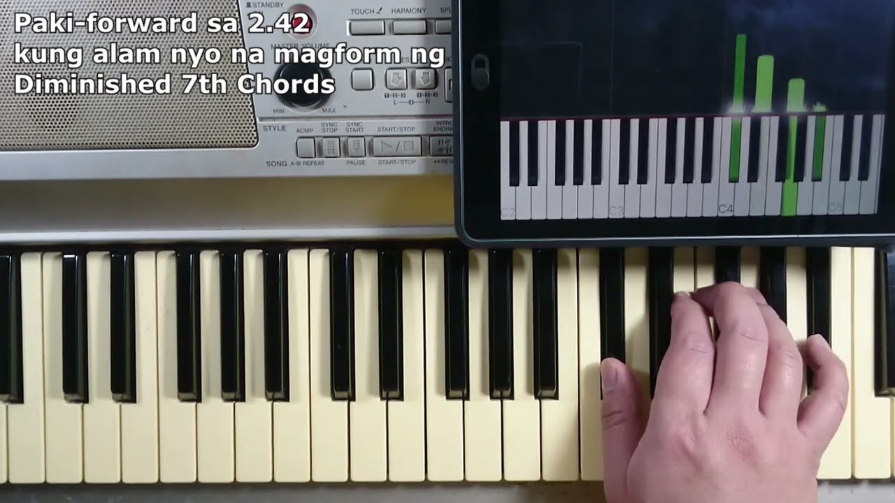 dim7 Chords? Bakit Mo Kailangan? Paano Ginagamit? (Tagalog Piano Lesson)