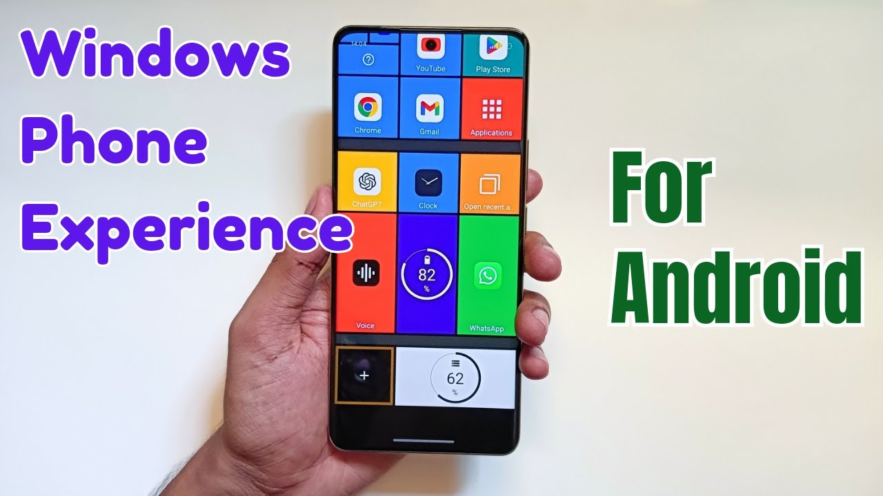 Get The Windows Phone Experience in the Android with Square Home Launcher