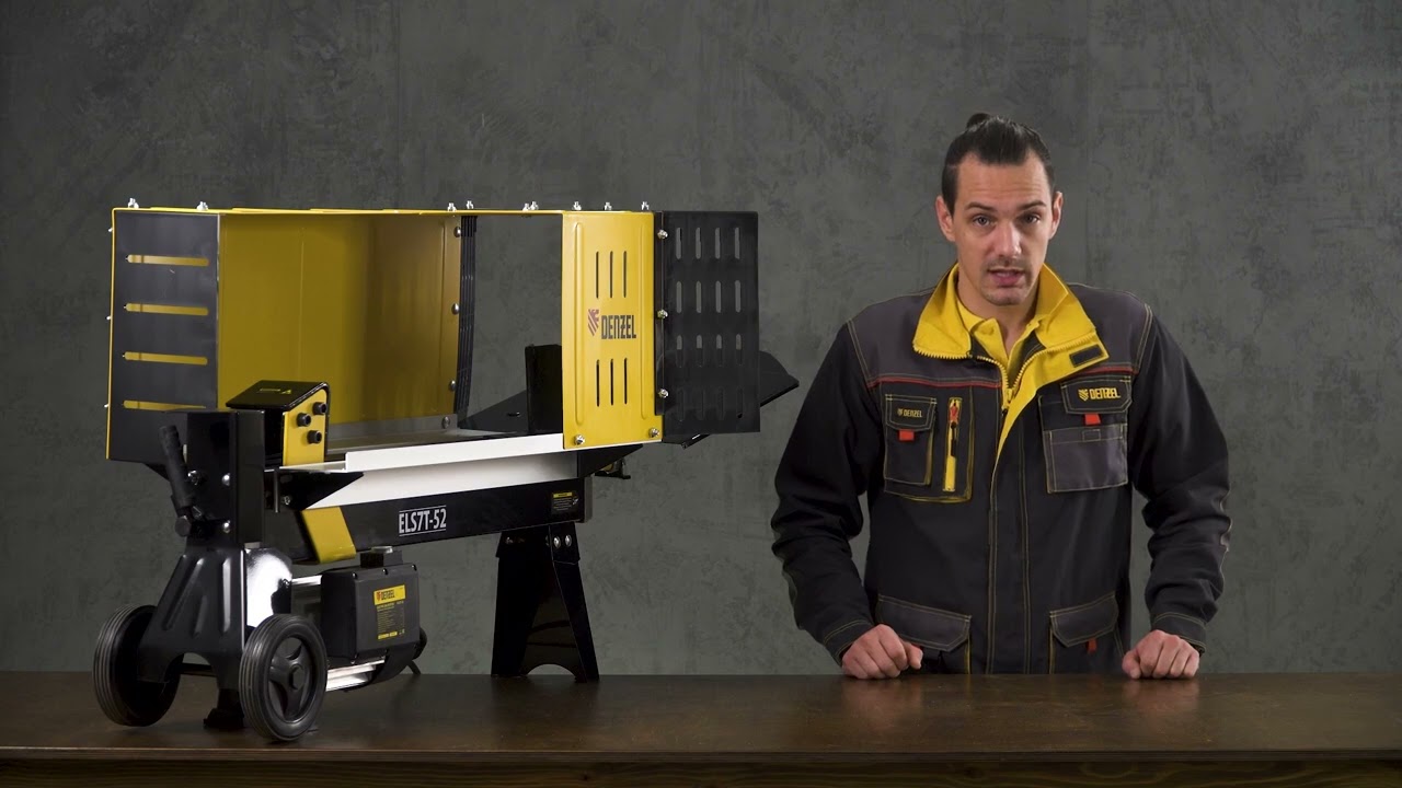 Новинка DENZEL – электрический дровокол ELS7T 52 1080p