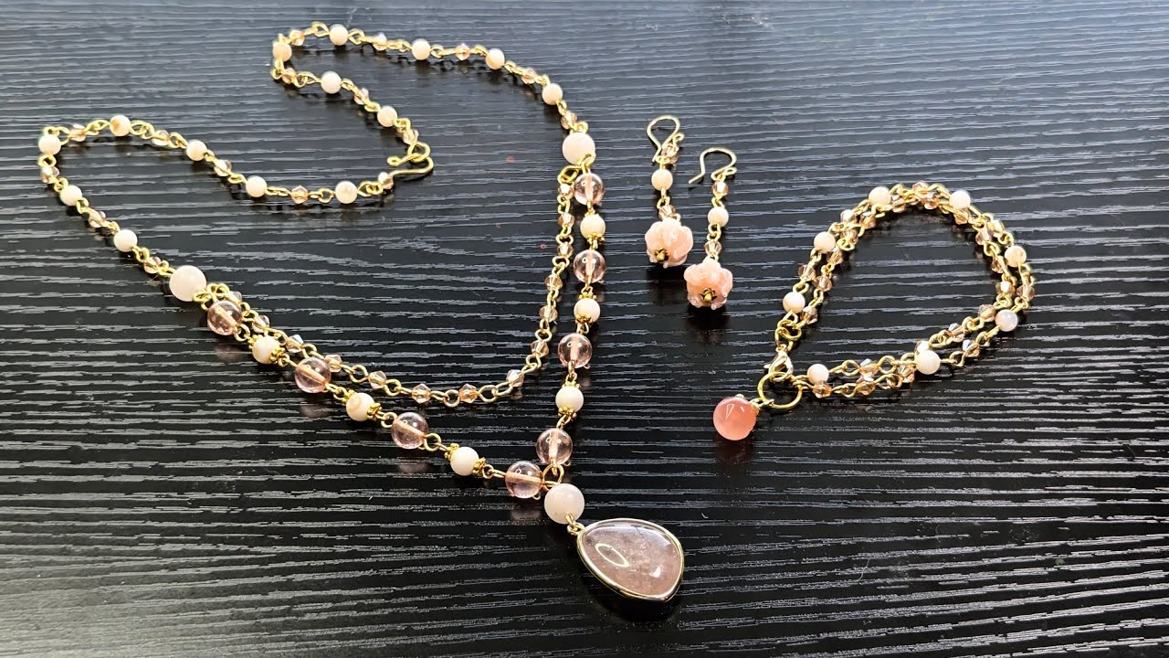 September Chain Challenge Project 2:  Peach Sorbet Bargain Bead Box set