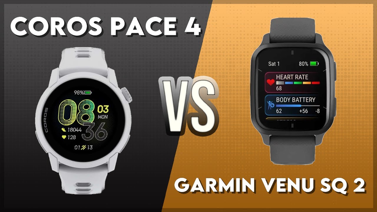 Coros Pace 4 vs Garmin Venu Sq 2 Comparison