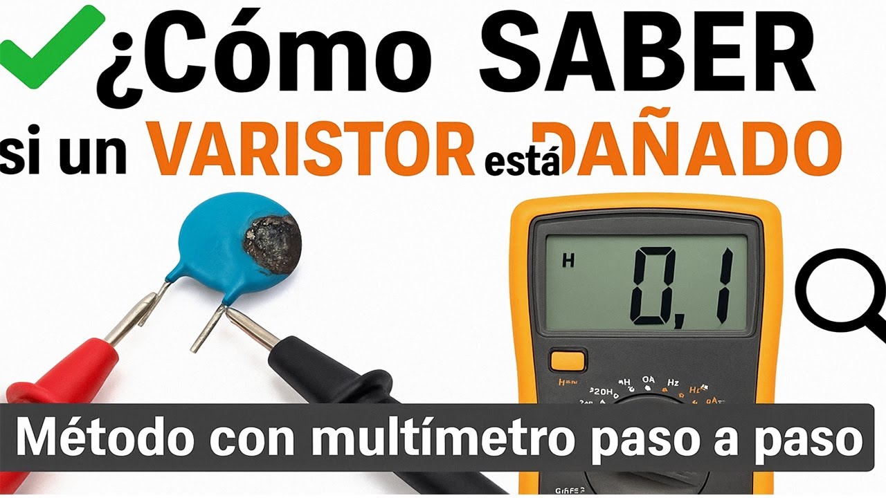✅ Cómo saber si un VARISTOR está DAÑADO – Método con multímetro paso a paso 