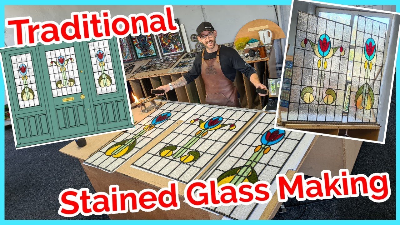 Traditional Stained Glass Entrance Making