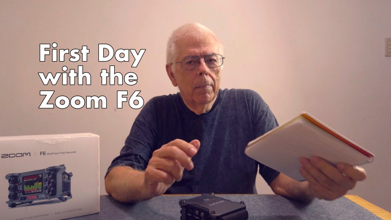 My First Day with the Zoom F6--a serious challenge