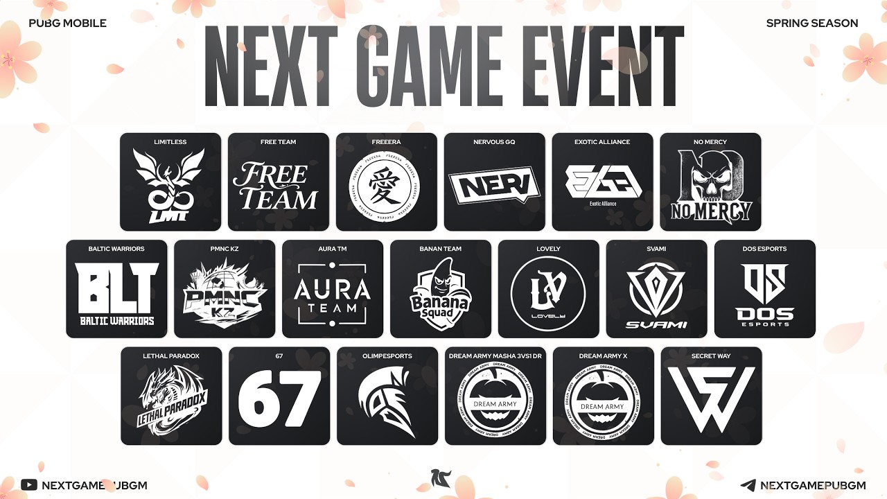 🏆 NEXT GAME SPRING EVENT  | PRIZE POOL 130$ | PUBG MOBILE 🏆
