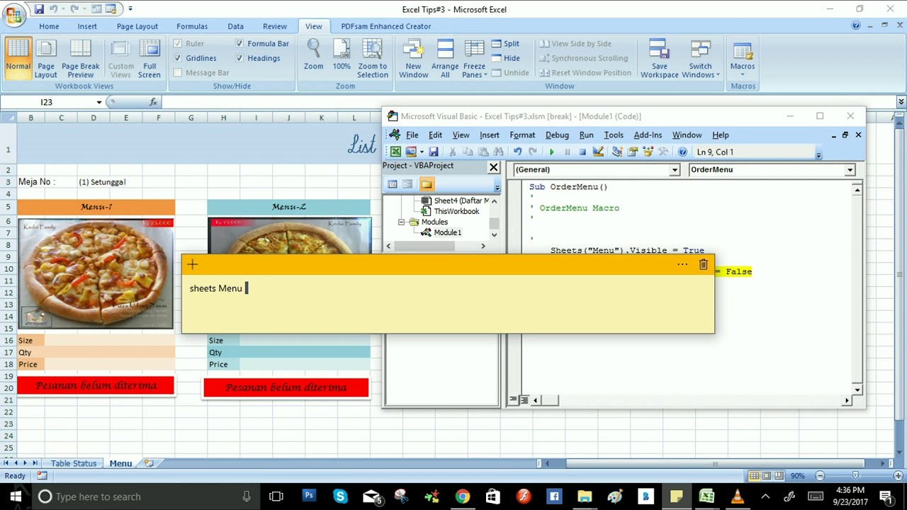 EXCEL Tips#3 : Merekam Macro dan Menugaskan Macro di Tombol Shapes