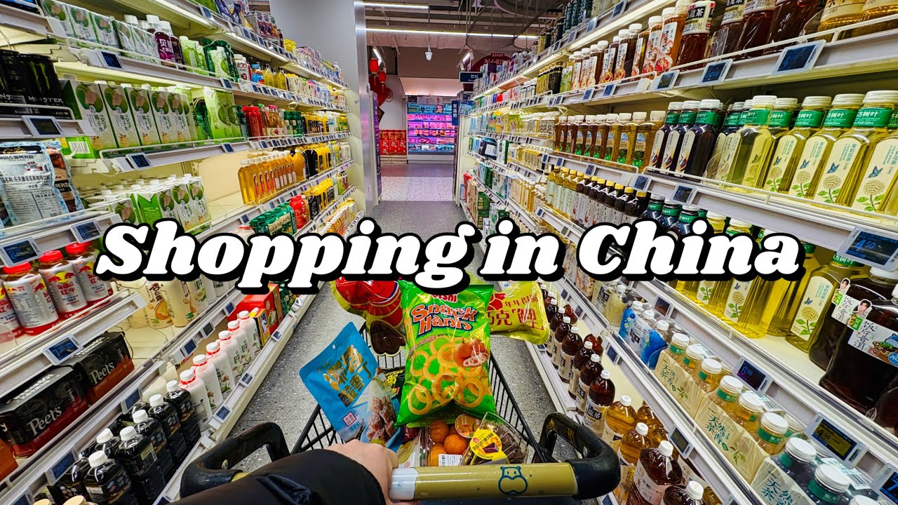 Shopping in China🍑Sharing Chinese various snacks and fresh food at the supermarket with prices