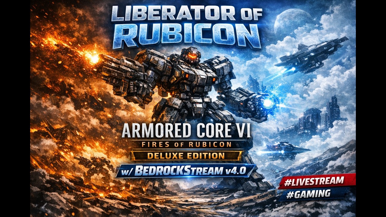 Best Build Armored Core VI Fires of Rubicon Deluxe Edition w/ BedrockStream v4.0 #Livestream #Gaming