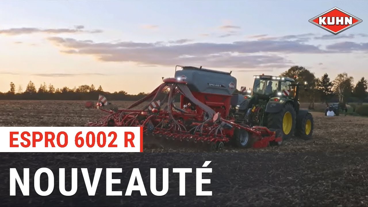 NOUVEAU ! Semoir pour semis simplifi&eacute; | ESPRO 6002 R | KUHN