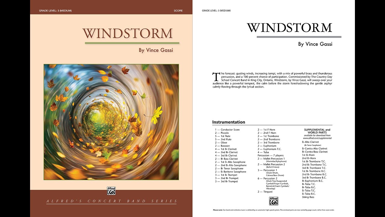 Windstorm, by Vince Gassi – Score & Sound