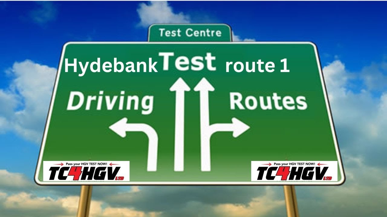 Belfast test centre -Hydebank - test route 1.  Free video !