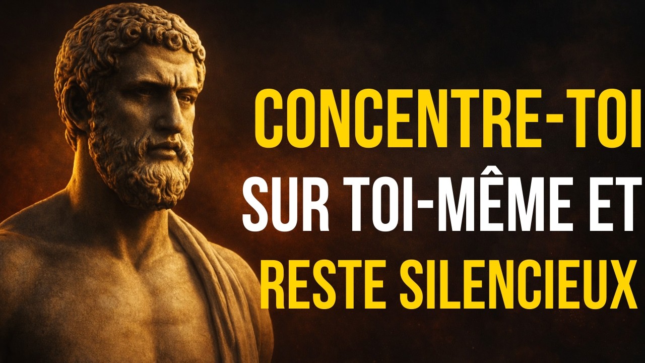 CONCENTRE-TOI SUR TOI-MÊME ET RESTE SILENCIEUX | STOÏCISME