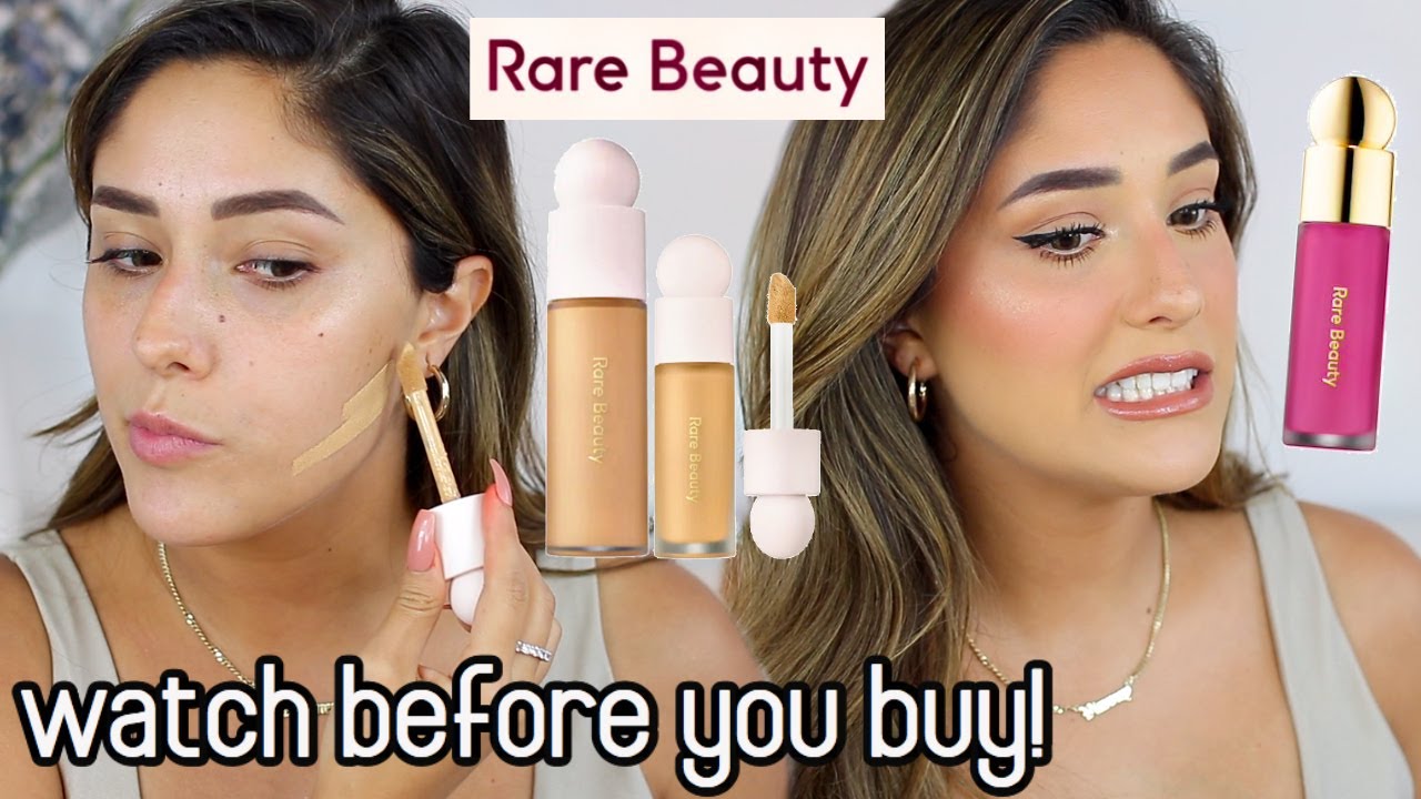 RARE BEAUTY BY SELENA GOMEZ REVIEW AND TEST WEAR | UNBIASED REVIEW!
