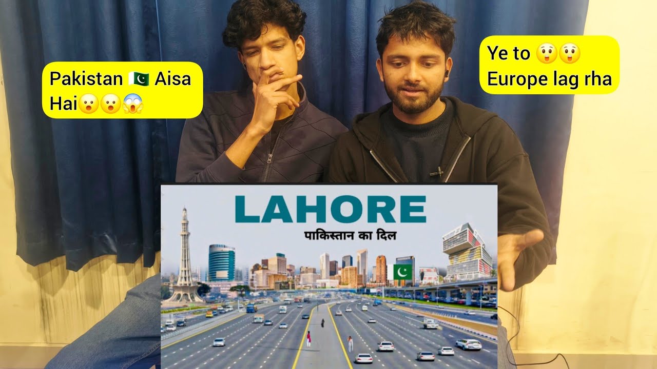 Indian boys reaction on Lahore 🇵🇰 pakistan city!#pakistan #pakreaction #pakreaction #indiareaction 