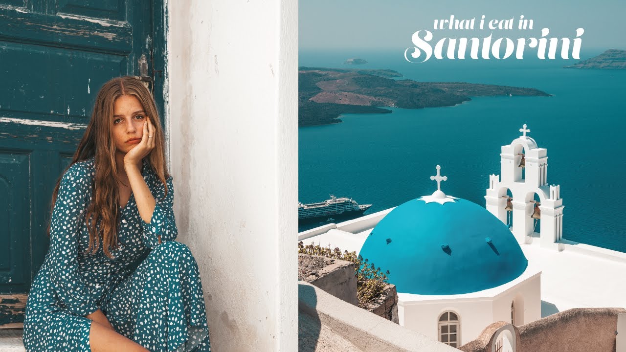 WHAT I EAT IN A WEEK in Santorini /vegan/