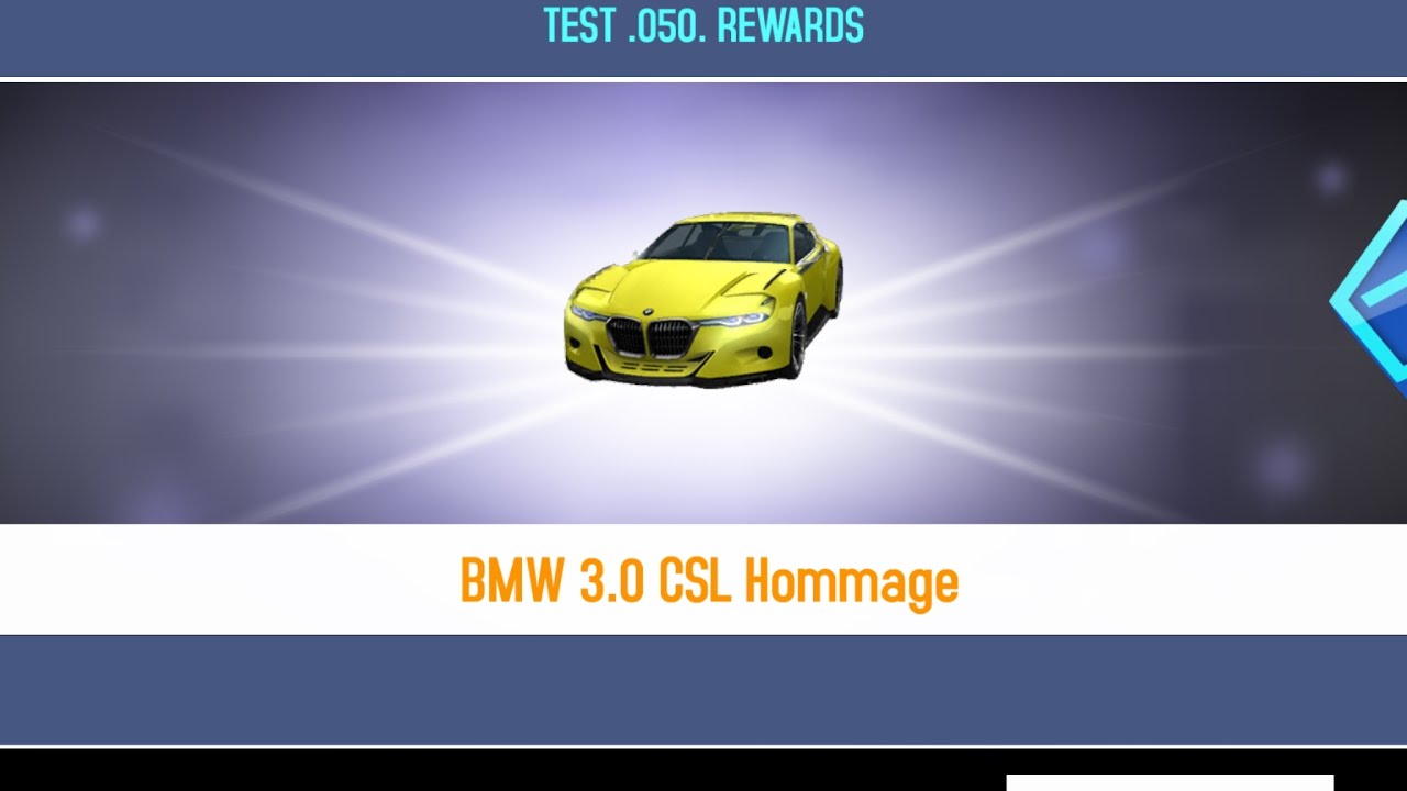 Asphalt 8: BMW 3.0 CSL Hommage Final AI (Test 50 1709) (Azure Coast)