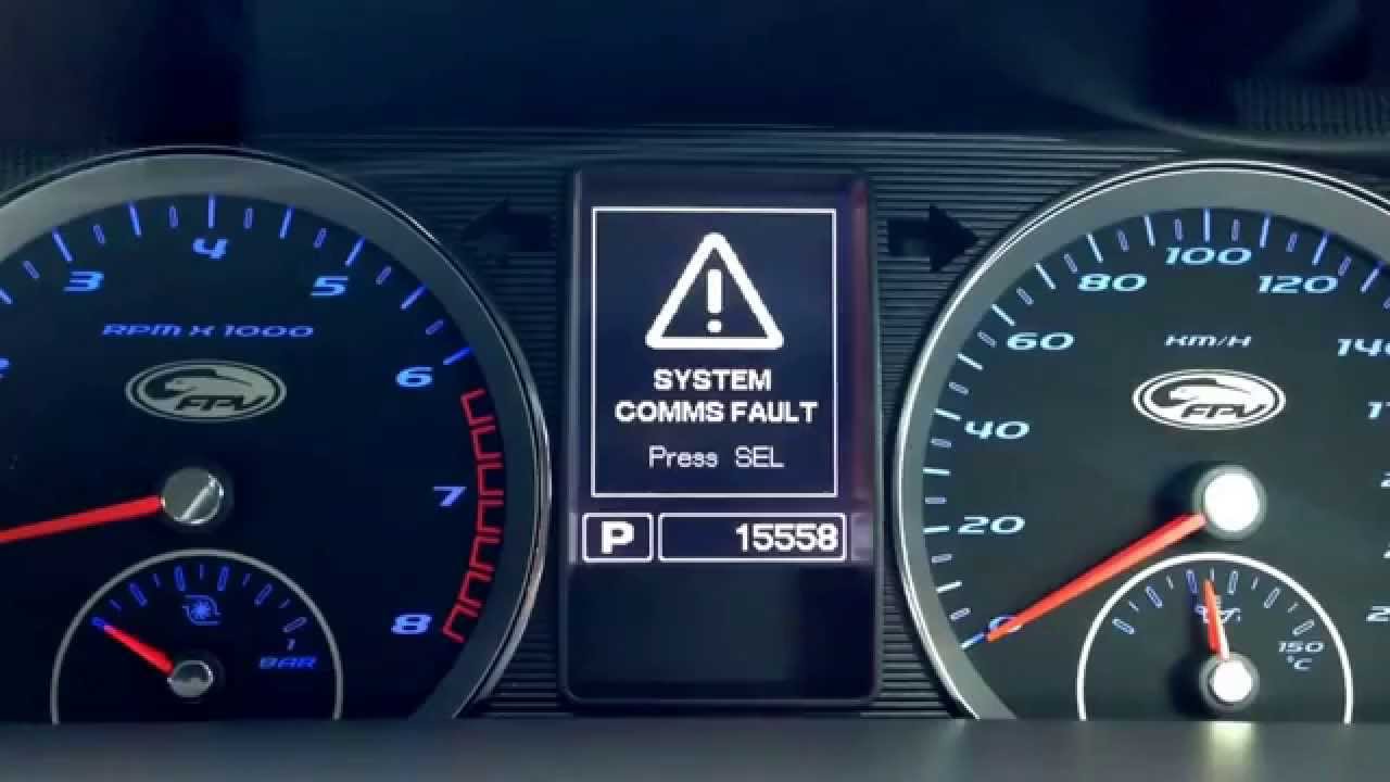 FPV system comms fault error F6 Ford