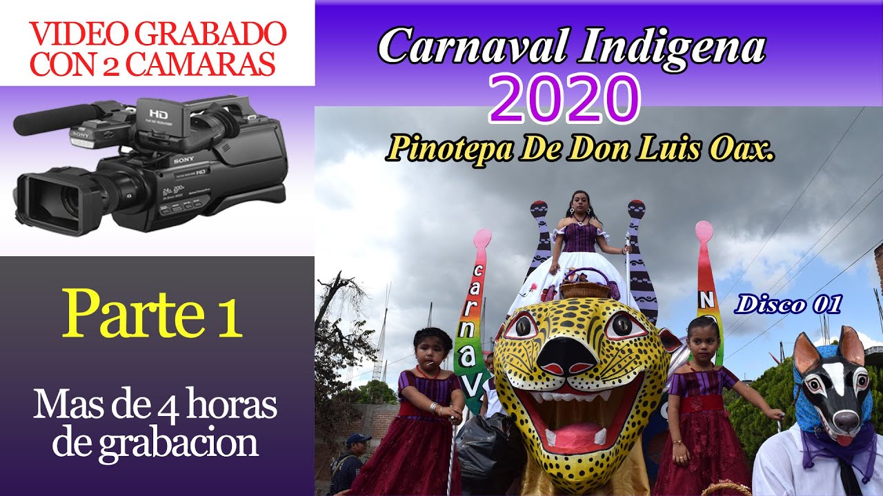 Carnaval Indigena 2020 Pinotepa de Don Luis (Parte 1)