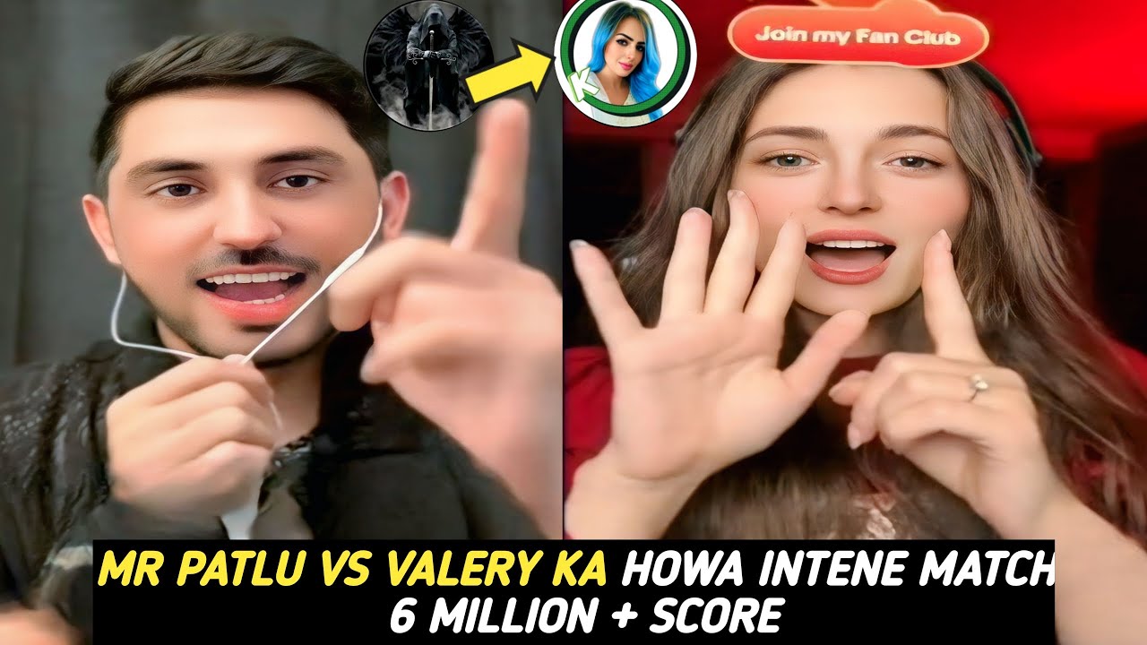 MR PATLU VS VALERY KA HOWA INTENE MATCH 6 MILLION + SCORE