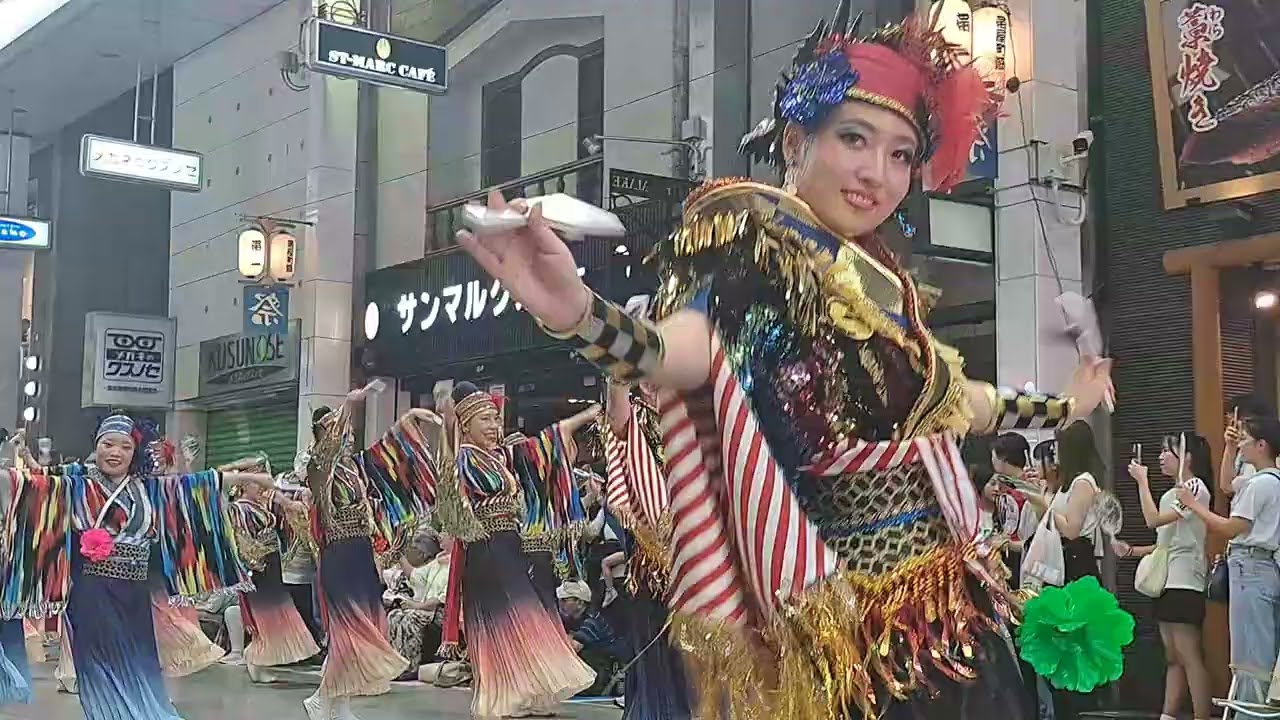 【DDよさこいチーム】第71回よさこい祭り～本祭1日目～帯屋町演舞場(2024/8/10)