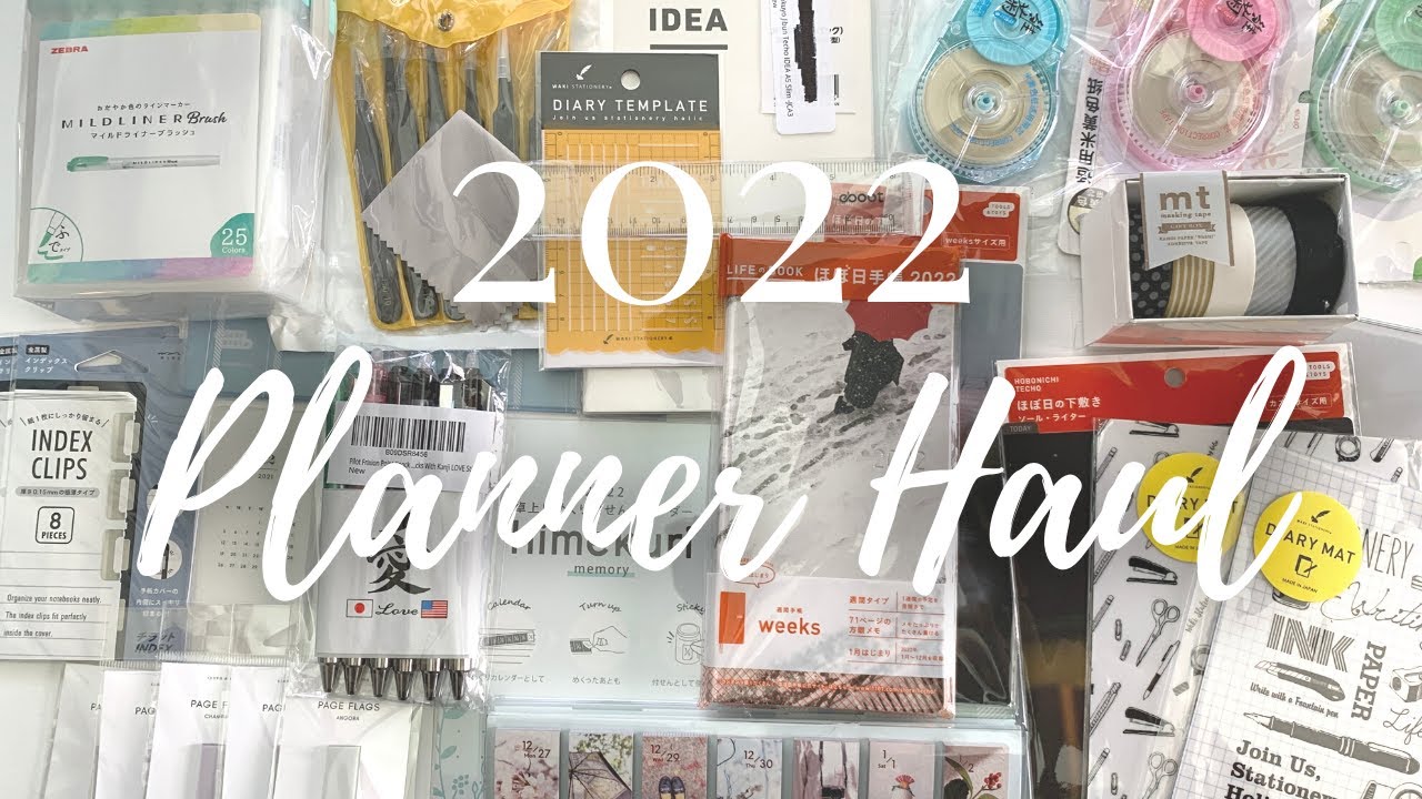 2022 PLANNER HAUL | 2 A.M. SHOPPING SPREE