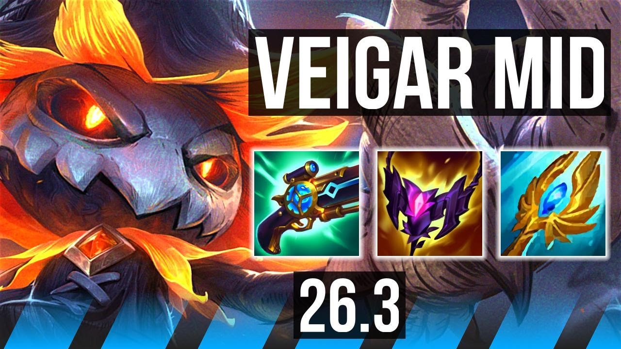 VEIGAR vs MALZAHAR (MID) | EUW Diamond | 26.3