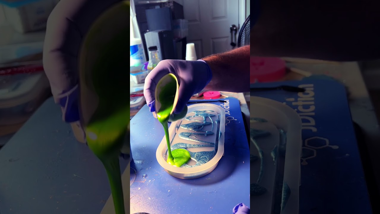 3 color resin pour 