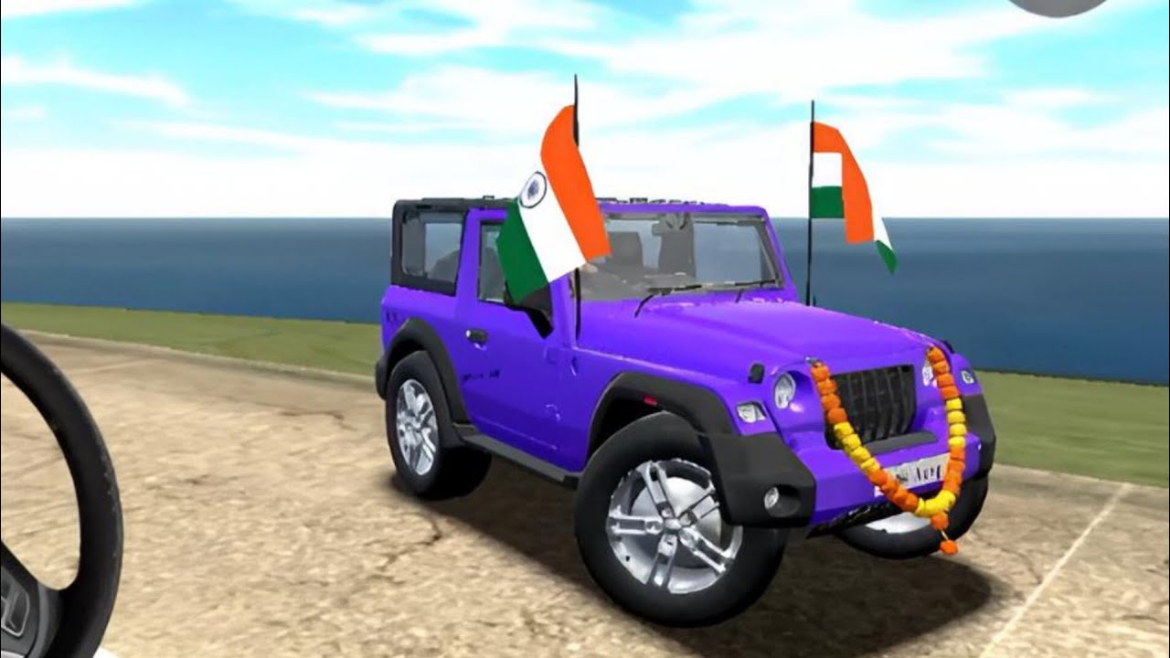Modified mhindra thar 😈 modification blue 💙 thar se off-roading ki modified thar 😈 🔥 full (part 3)