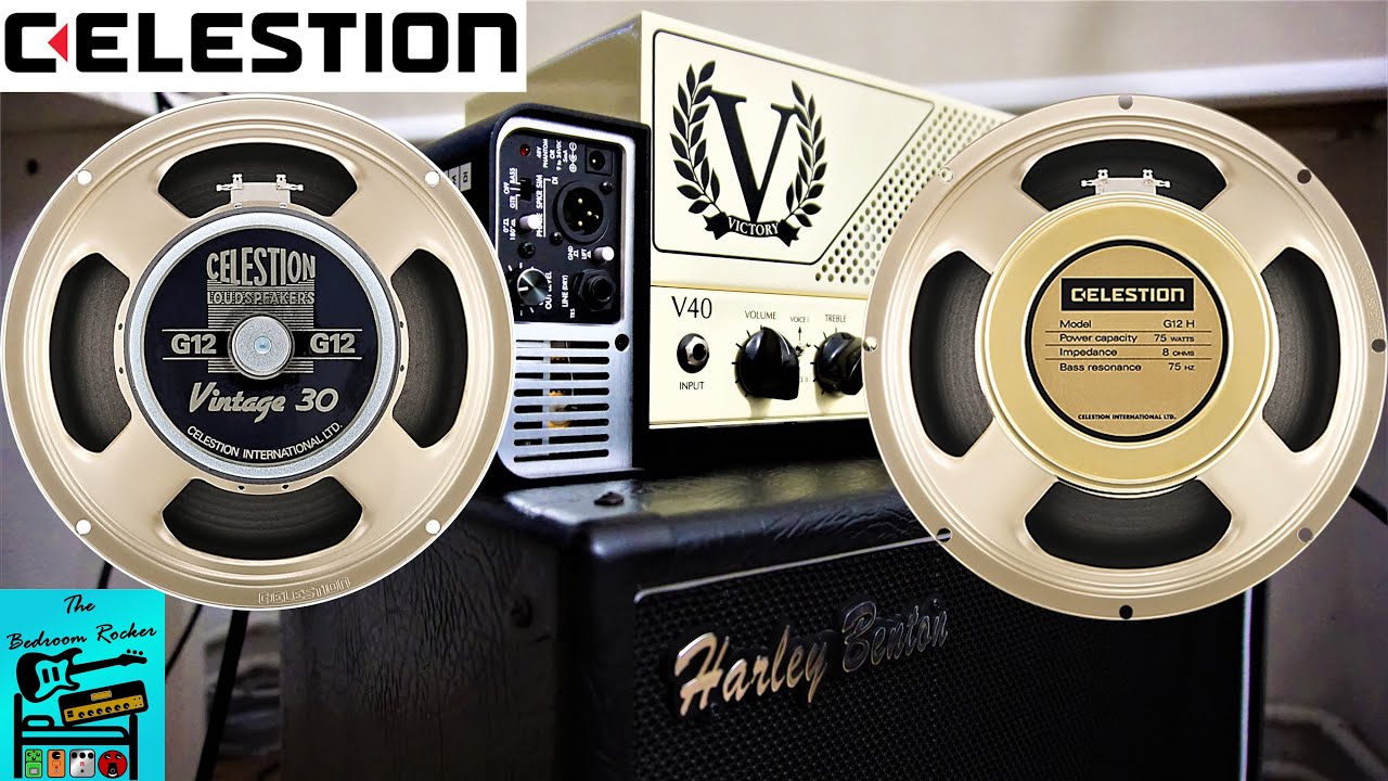 Celestion Vintage 30 vs. G12H-75 Creamback - Victory V40 Amp and Harley Benton G112 Vintage Cabinet
