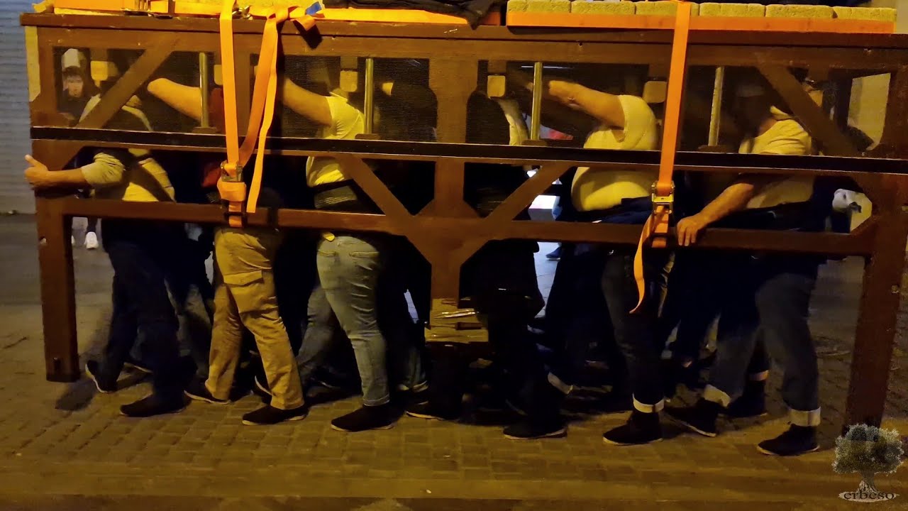 ENSAYOS: Paso de palio de la Virgen de la Presentación (Calvario)