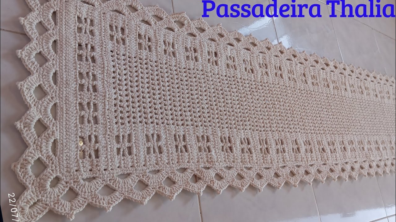 Passadeira Thalia / 2 metros / Aula 1.