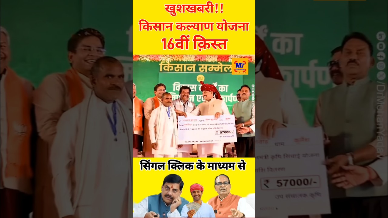Mukhymantri Kisan Kalyan Yojana ki kist Kab Aaegi | एमपी सीएम किसान कल्याण योजना किस्त