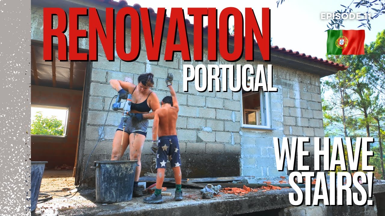 We're rebuilding this portuguese stone house one step at a time...literally! | Ep. 11