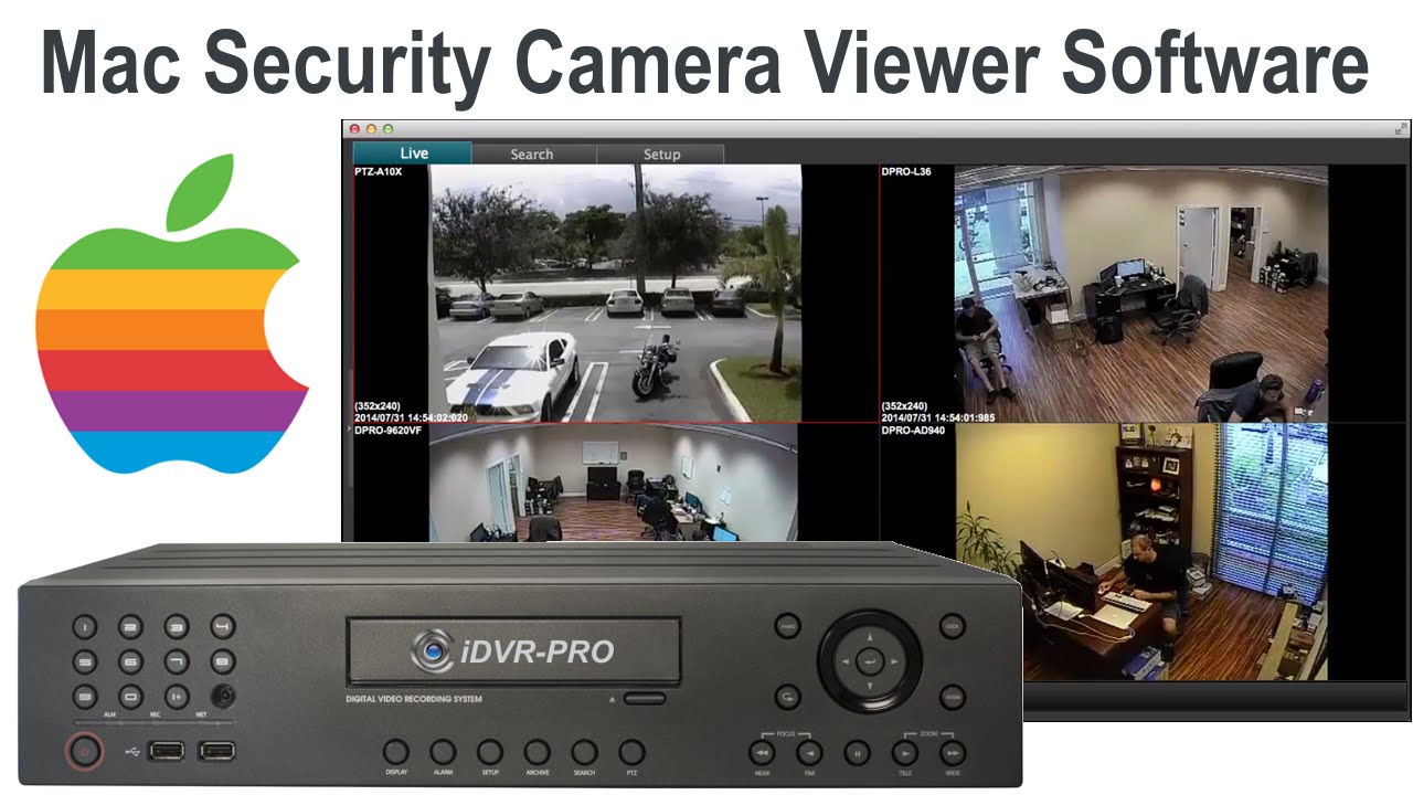 Mac Security Camera Viewer Software for iDVR-PRO CCTV DVRs